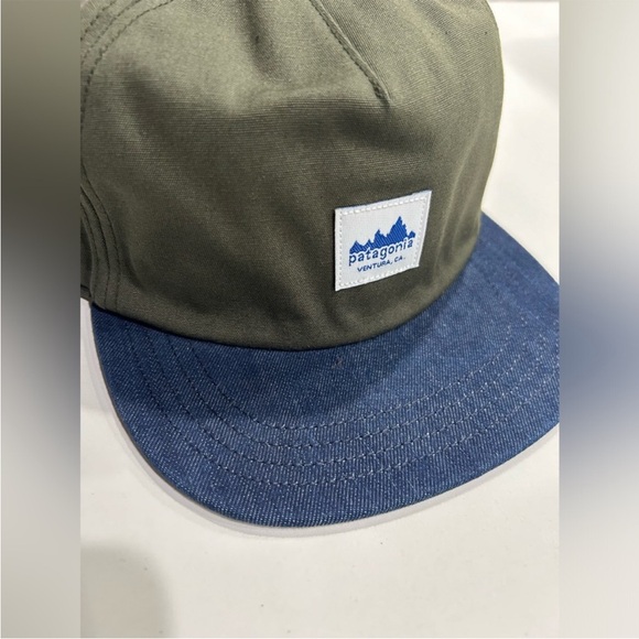 Patagonia Men's Range Cap Pine Needle Green Hat NWT Hat Organic Cotton Canvas - Picture 1 of 8
